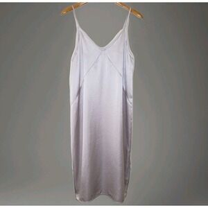 NWT Everlane The Party Slip Dress Sz 10 Side Slit Satin Minimalist Ethereal Midi